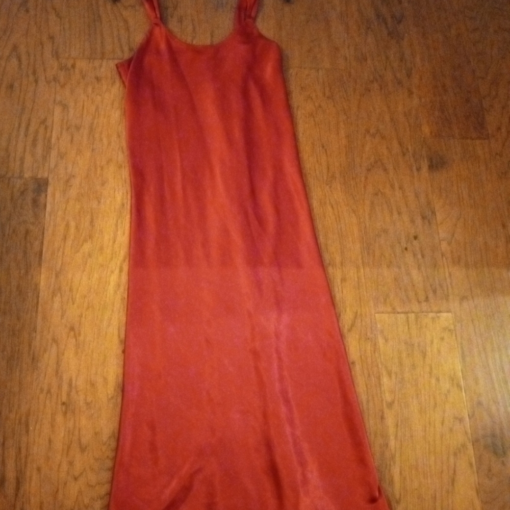 New Enchanting Medium Solid Red 40" Midi Lingerie - image 1